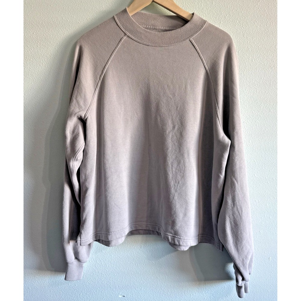 Abercrombie & Fitch Sweatshirt Womens XL Gray Soft Collection Fleece Crewneck